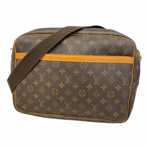 Louis Vuitton Monogram Brown Reporter GM Shoulder Bag - Picture 1 of 9